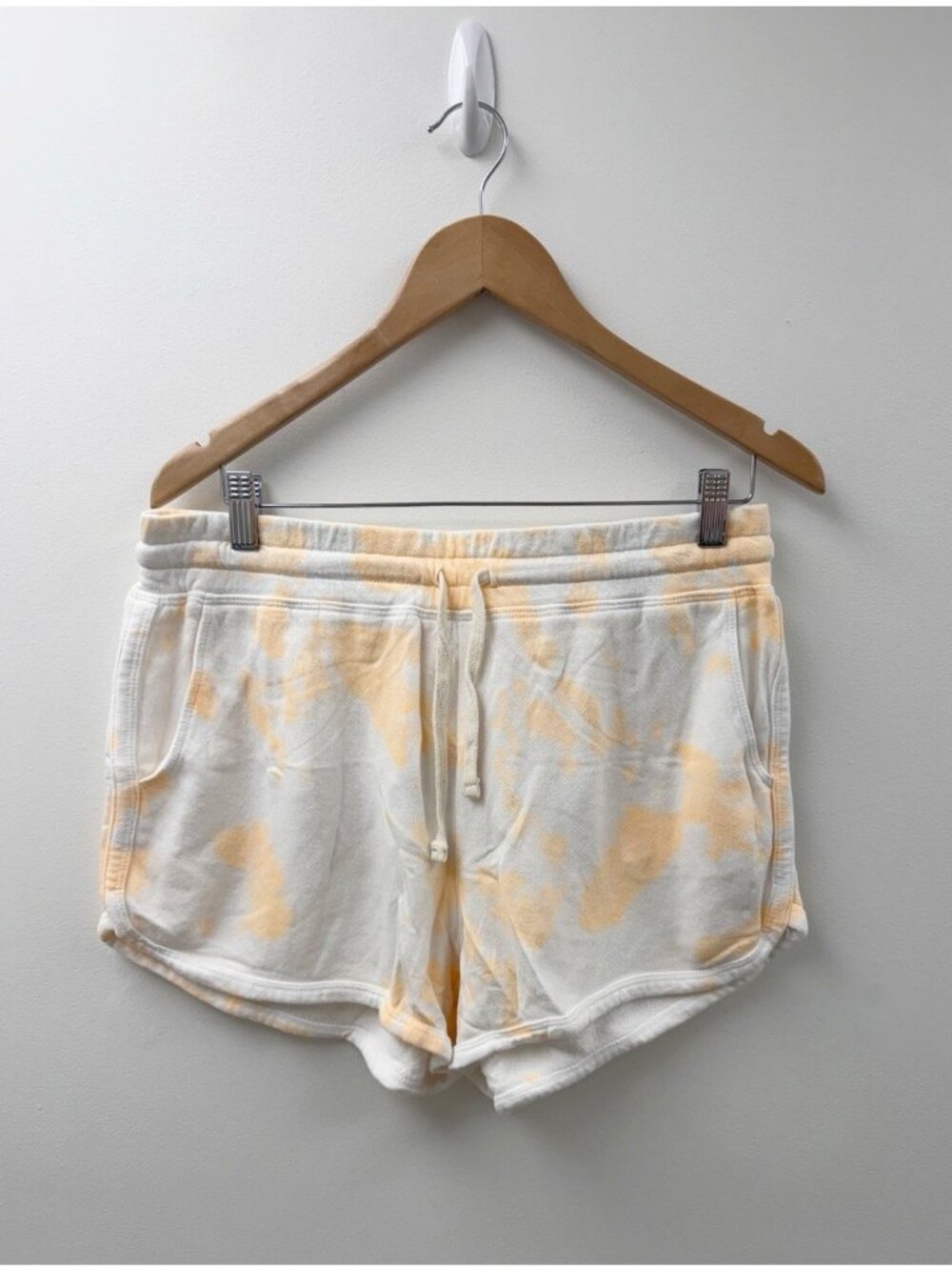 Sundry Womens Tie Dye Dolphin Shorts Pockets French Terry Elastic New Sz 3 Large